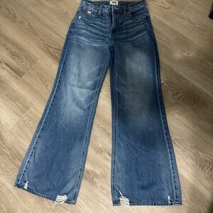 SO Women's Flare Jeans in Classic Blue